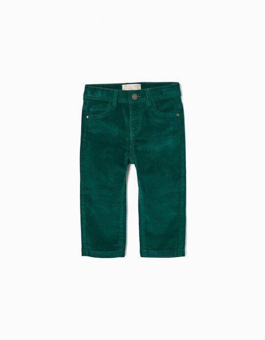 Corduroy Trousers for Baby Boys, Green