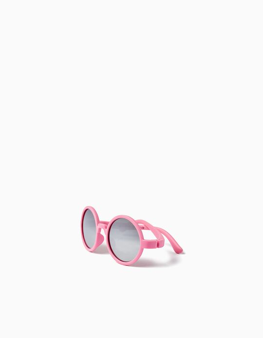 Gafas de Sol Flexibles con Protección UV para Bebé Niña, Rosa