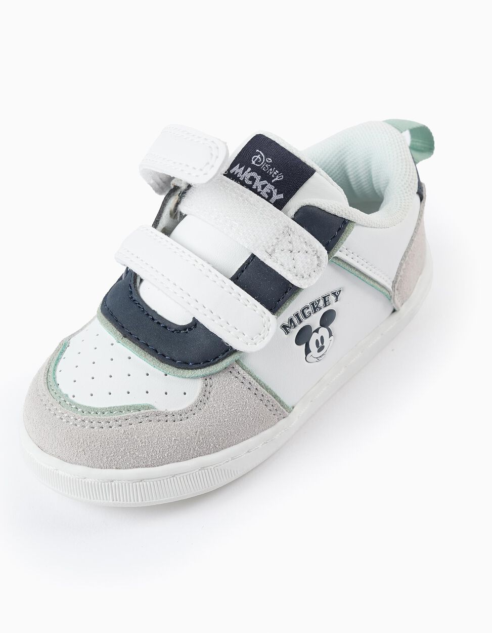 Comprar Online Sapatilhas para Bebé Menino 'Mickey', Branco/Azul/Verde