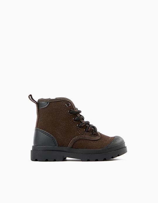 Trainers-Boots for Baby Boys, Brown/Black