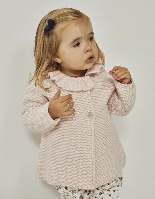 Knit Cardigan for Baby Girls, Pink
