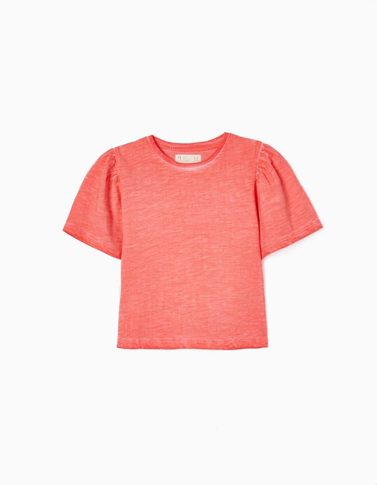 Cotton T-shirt for Girls, Pink
