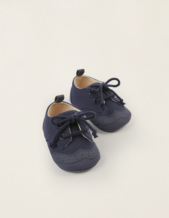 Sapatos para Recém-Nascido, Azul Escuro