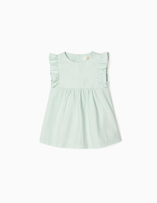 Dress for Newborn Baby Girls, Aqua Green
