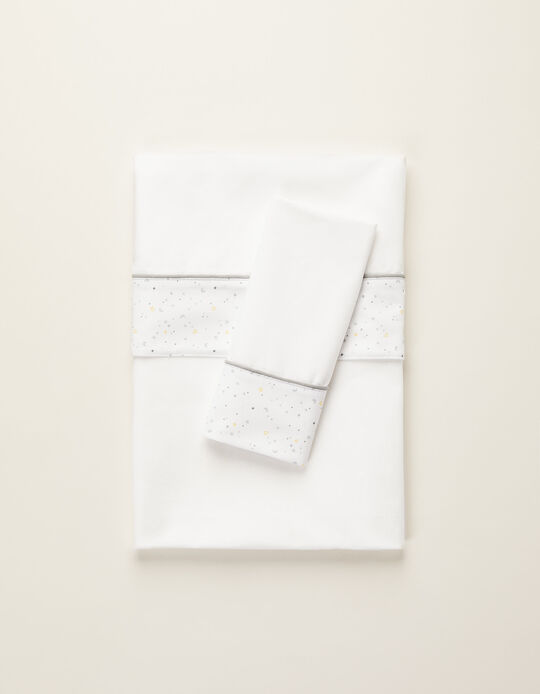 Sheet & Pillowcase 140X70Cm Reach For The Stars Zy Baby