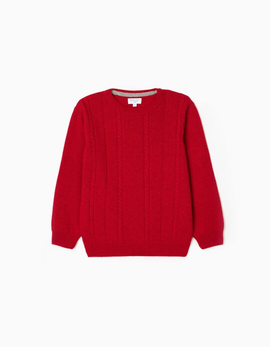 Jumper for Boys 'B&S', Red