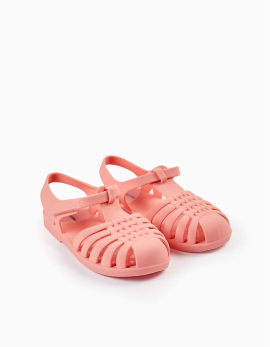 Rubber Sandals for Girls 'Jellyfish', Pink