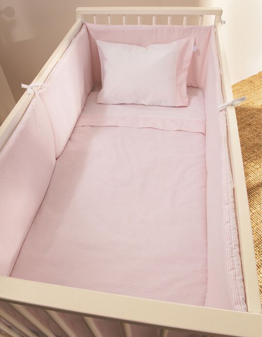 Buy Online Bed Bumper Essential Pink Zy Baby
