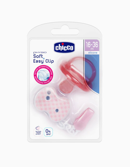 Clip & Silicone Dummy Set 16-36M by Chicco