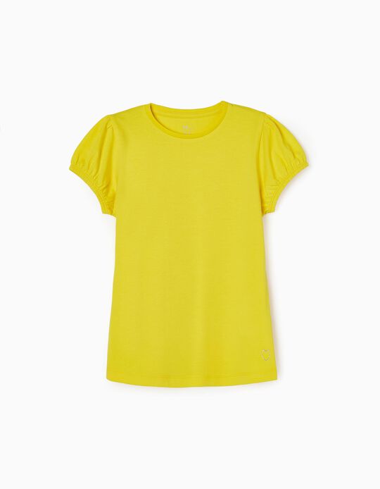 T-Shirt para Menina, Amarelo