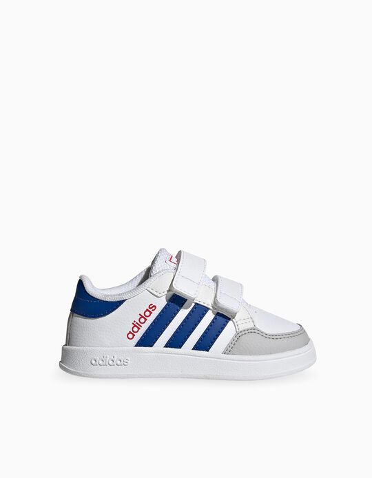 Trainers for Babies 'Adidas Breaknet', White/Red/Blue