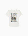 T-Shirt for Boys 'American Tribes', White