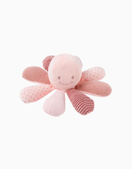 Lapidou Octopus 22 cm by Nattou, Pink