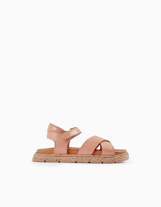 Buy Online Leather Sandals for Girls, Pink