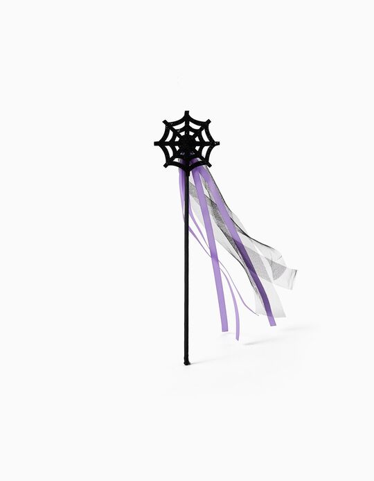 Magic Wand for Baby and Child, 'Halloween - Spider Web', Black