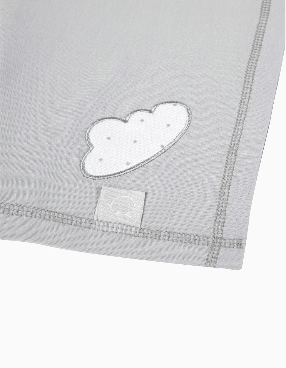 Jersey Nappy Square Silver Moon Assorted 70 x 70 cm Rebelde