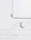 Sheets for 120x60cm Cot, 3 pcs, Silver Moon, by Rebelde