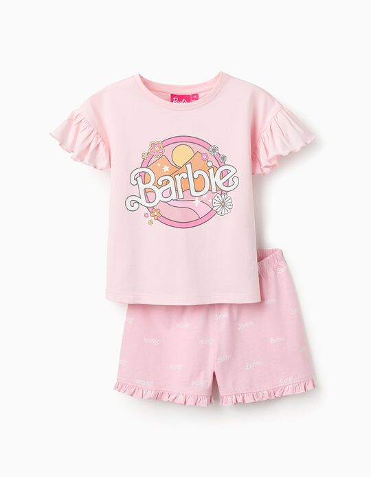 Comprar Online Pijama de Algodão para Menina 'Barbie', Rosa