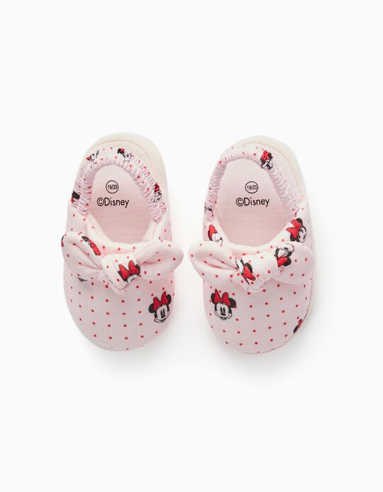 Zapatillas de Casa para Bebé Niña 'Minnie', Rosa