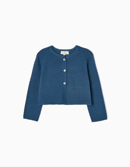 Cardigan for Baby Girls, Blue