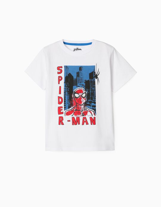 T-Shirt for Boys 'Spider-Man', White 