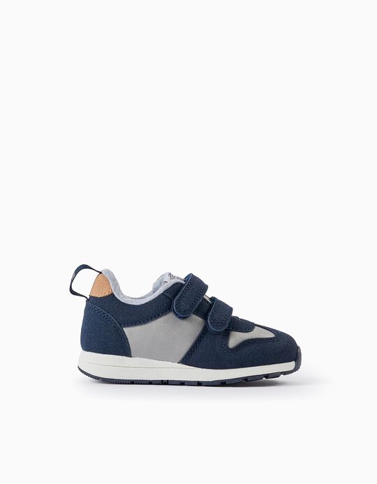 Blue Trainers for Baby Boys 'ZY 1996', Gray/Dark Blue