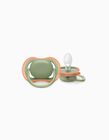 2 Chupetes Ultra Air Silicona Neutral 6-18M Philips/Avent