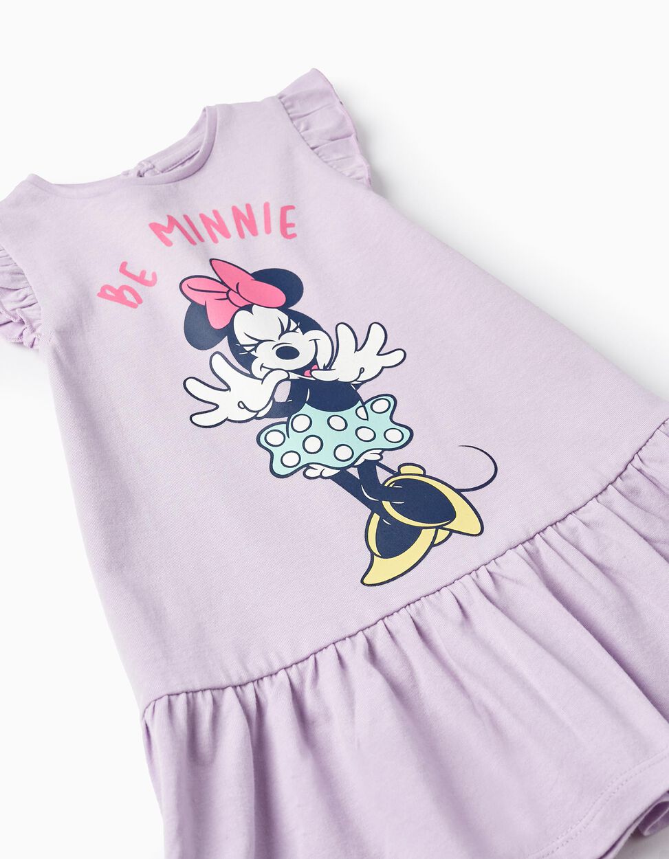 Comprar Online Vestido de Algodão para Bebé Menina 'Minnie Mouse', Roxo