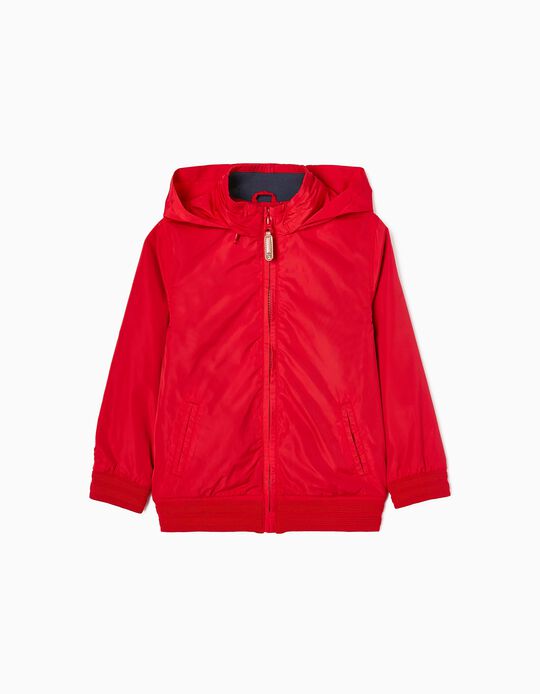 Windbreaker Jacket for Boys, Red