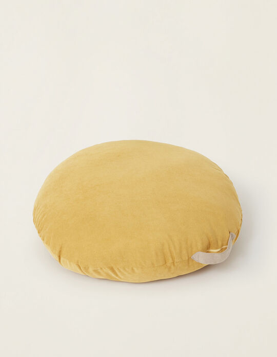 Buy Online Round Floor Cushion Yellow 3A+ Zy Baby