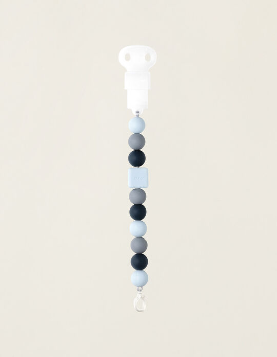 Buy Online Silicone Pacifier Chain Nattou Navy