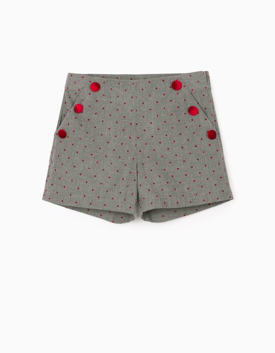 Shorts for Girls 'B & S', Grey