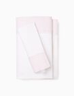 Sábana y Funda de Almohada de Cama 120 x 60 cm Essential Pink Zy Baby