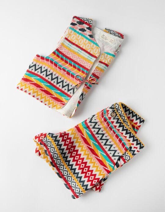 Shorts for Girls 'Tribe', Multicoloured
