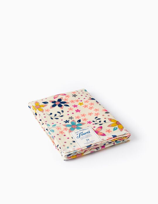 Floral Beach Towel for Girls 'The Perfect Towel, Multicolour'