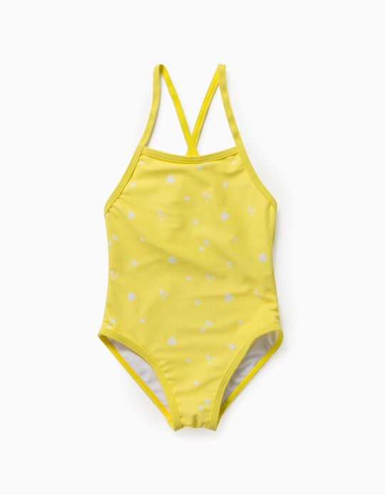 Fato de Banho Estampado para Bebé Menina, Amarelo