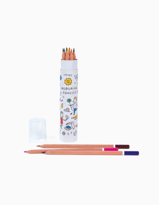 Buy Online 12 Coloured Pencils Edicare 3Y+