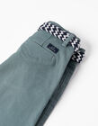 Comprar Online Pantalones Cortos Midi con Cinturón para Niño, Azul