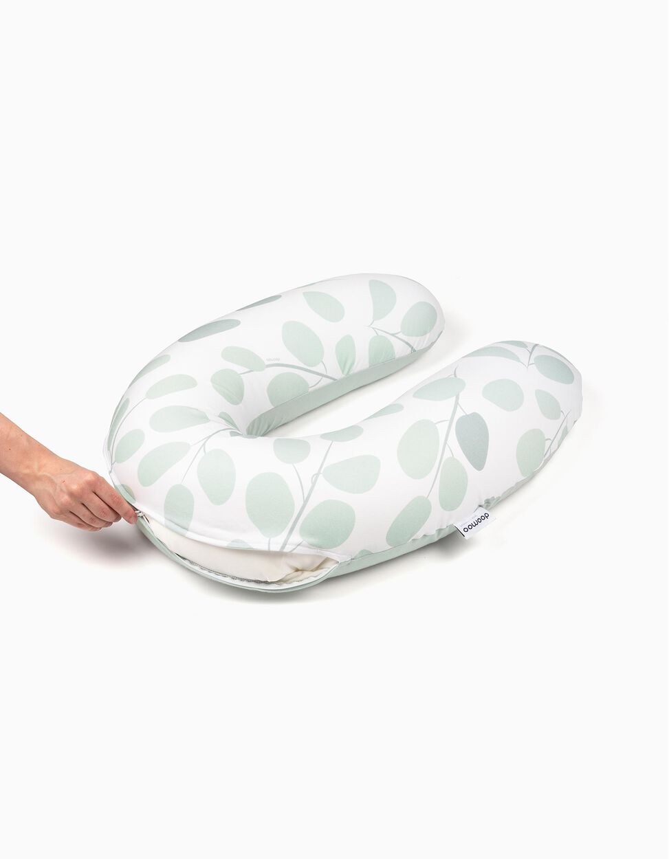 Coussin d'Allaitement Budy Leaves Doomoo Mint