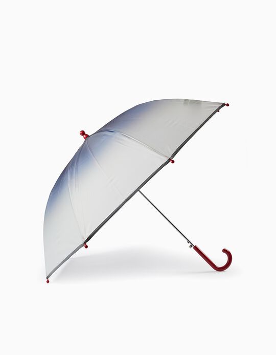 Umbrella for Boys, Red/Gray