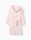 Buy Online Coral Fleece Hooded Robe for Girls, Pink