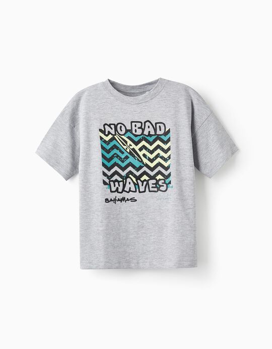Camiseta de Algodón para Niño 'Nature Takeover', Gris