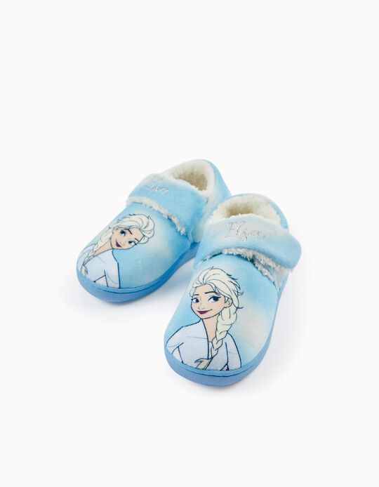 Slippers with Faux Fur for Girls 'Elsa', Blue/White