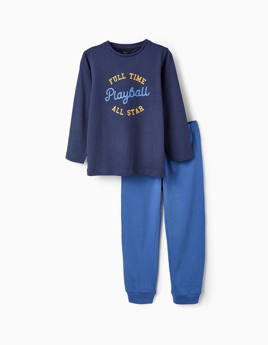 Comprar Online Pijama de Algodão para Menino 'All Star', Azul