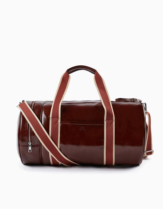 Classic Sports Bag for Boys, Brown