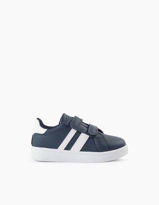 Buy Online Trainers with Stripes for Boys, Dark Blue
