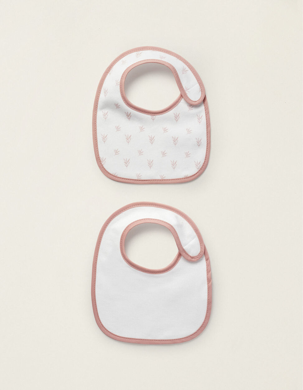2 Babetes Newborn Rosa/Branco Zy Baby