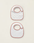 2 Babetes Newborn Rosa/Branco Zy Baby