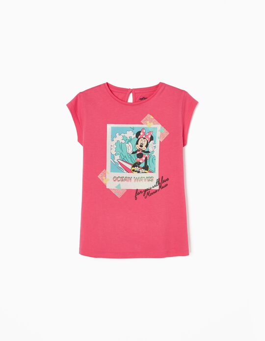 T-Shirt Fille 'Minnie', Rose