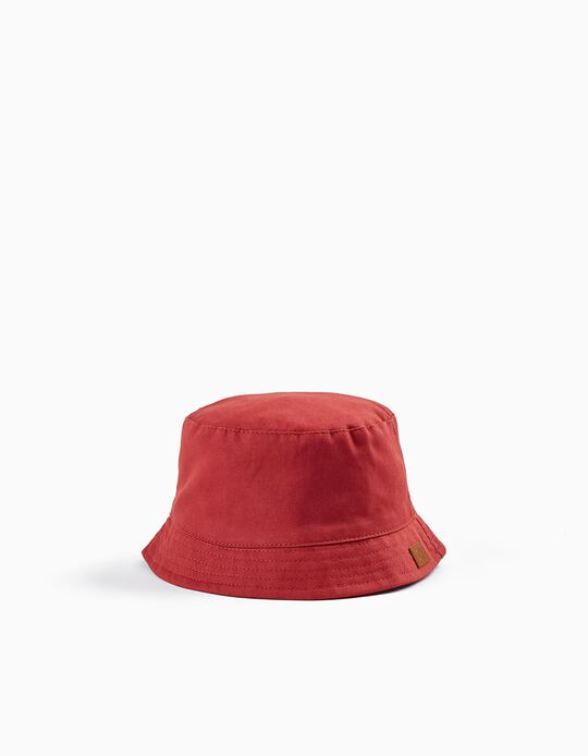 Hat for Babies and Boys, Brick Red